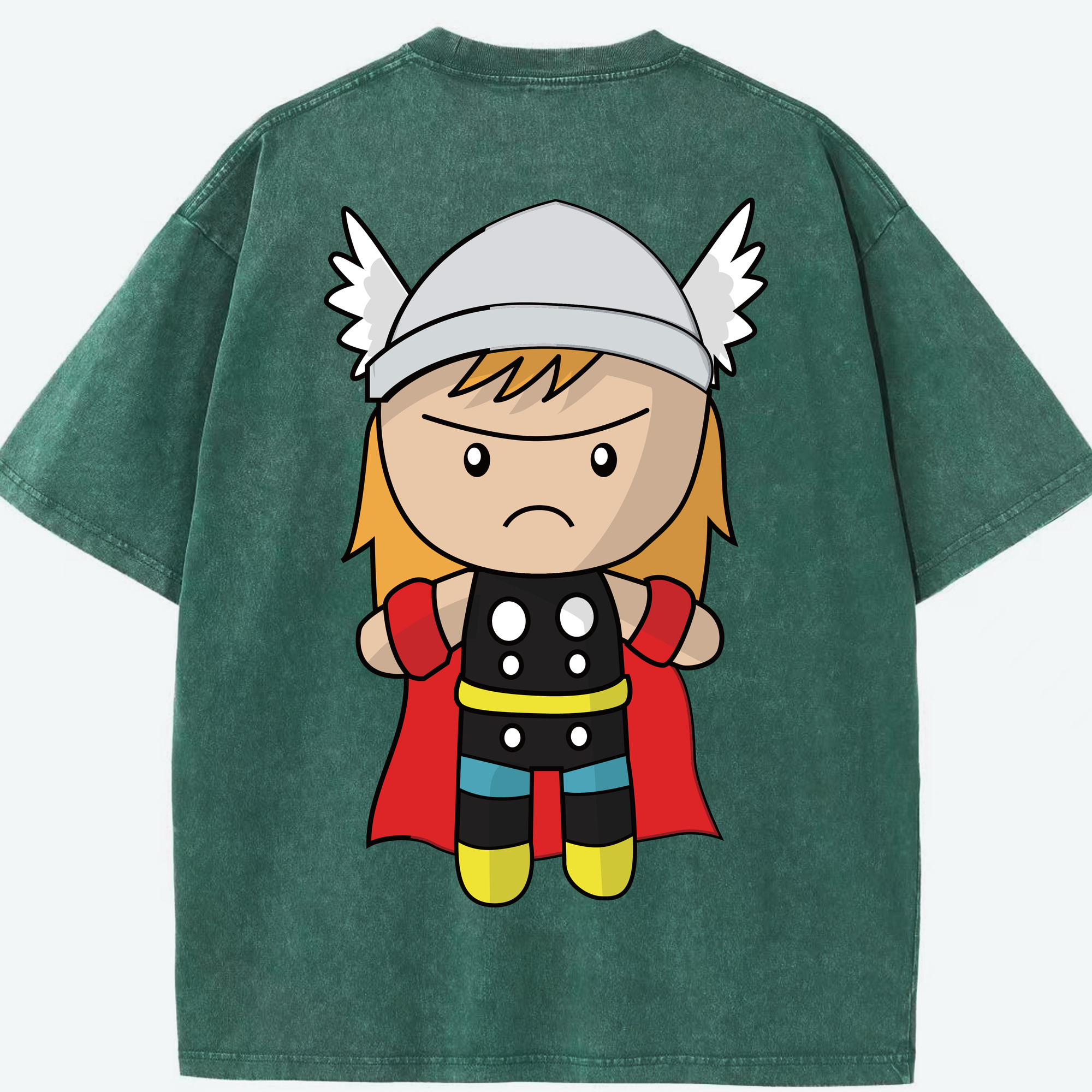 （画像用） アベンジャーズ The Avengers 綿100% ヴィンテージ風 半袖Tシャツ（背面プリント）
